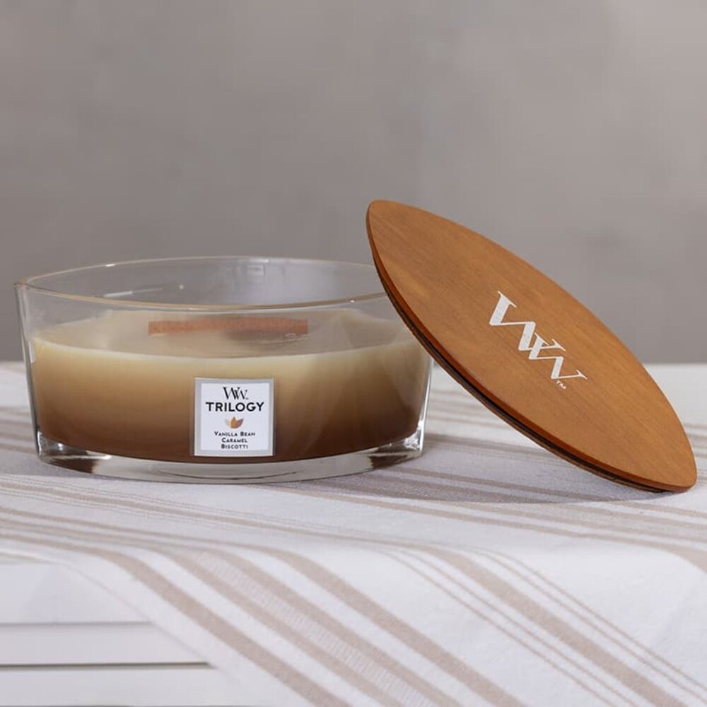 WoodWick 16 Oz. Cafe Sweets Trilogy Ellipse Jar - Picture 2 of 3